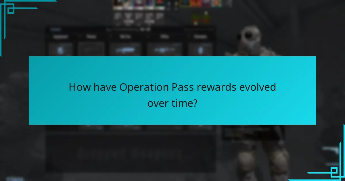 What rewards have been offered in past Operation Passes?
