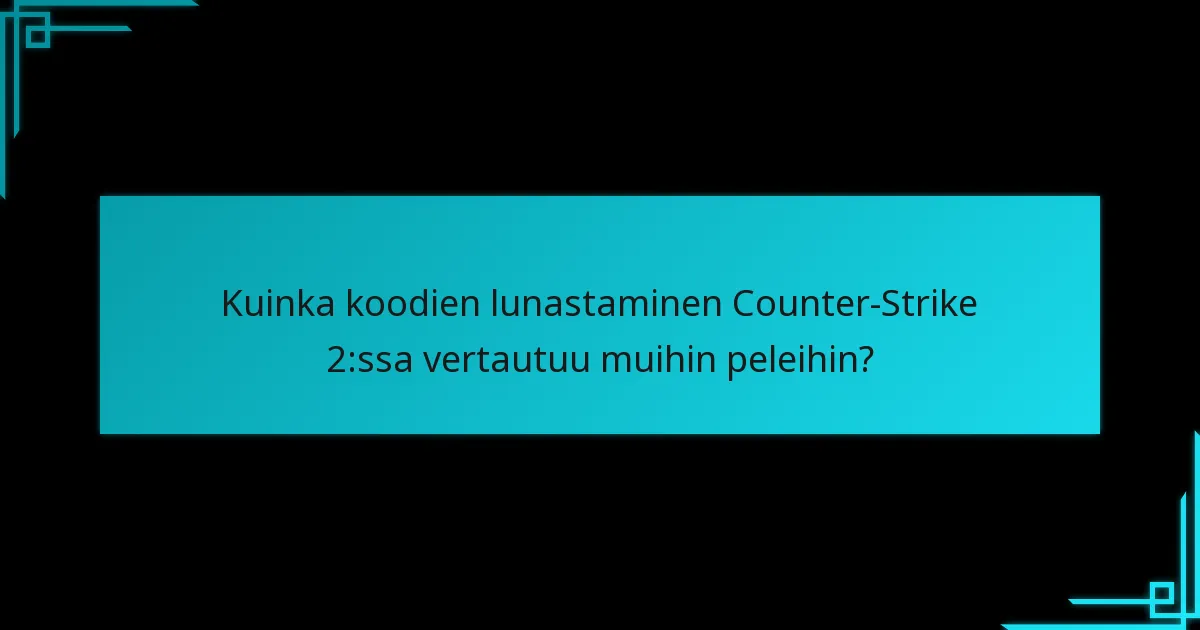 Kuinka lunastan Steam Wallet -koodeja Counter-Strike 2:ssa?