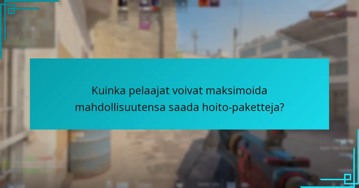 Mitkä viimeisimmät päivitykset ovat vaikuttaneet hoito-pakettien mekaniikkaan?
