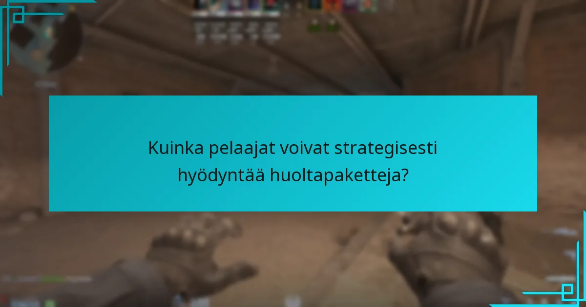 Mitkä viimeisimmät päivitykset ovat vaikuttaneet huoltapakettien pudotuksiin?