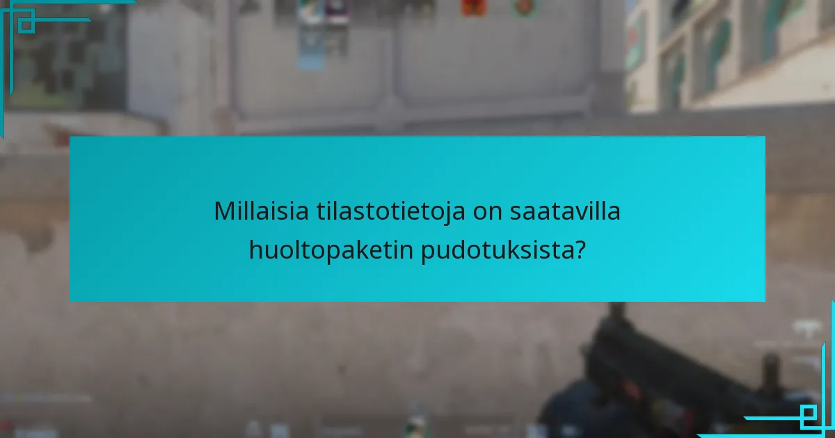 Millaisia pelaajakokemuksia on huoltopaketin pudotuksista?