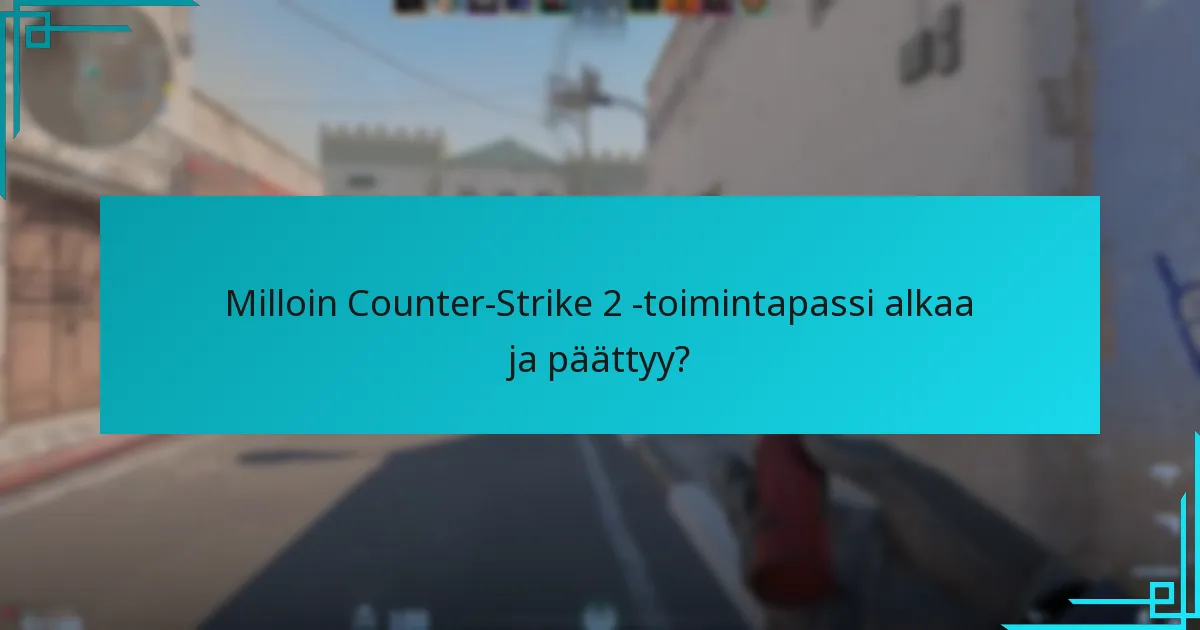 Kuinka nykyinen toimintapassi vertautuu aiempiin?
