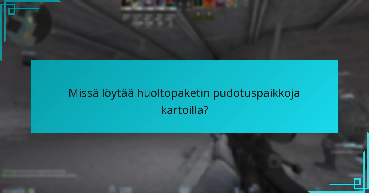 Milloin huoltopaketin pudotukset ovat edullisimpia?