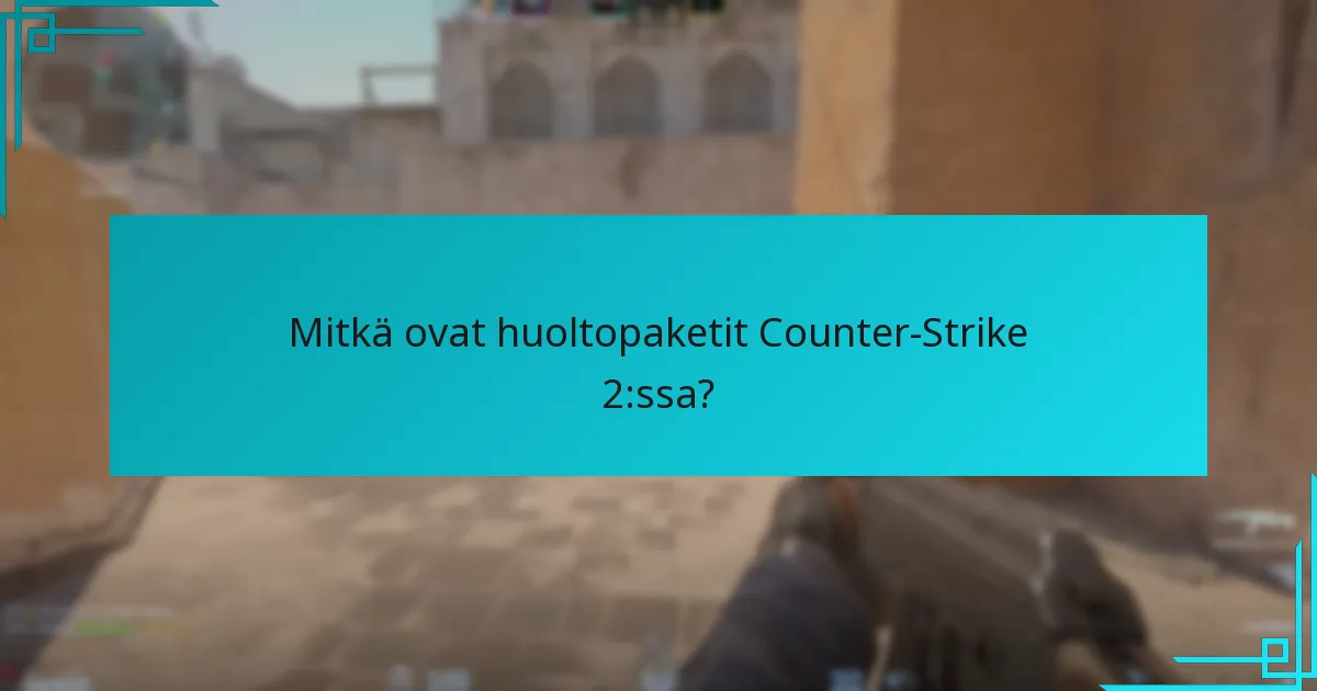 Missä löytää huoltopaketin pudotuspaikkoja kartoilla?